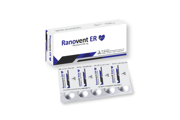 Ranovent ER 500 mg Packaging