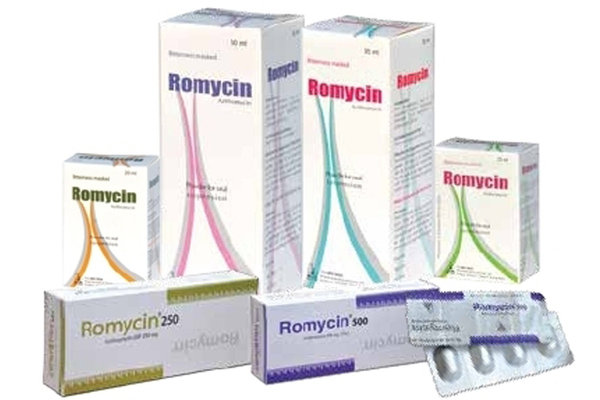 Romycin 250 mg Packaging