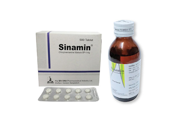 Sinamin 2 mg/5 ml Packaging