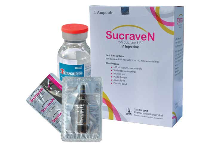 Sucraven 100 mg/5 ml Packaging