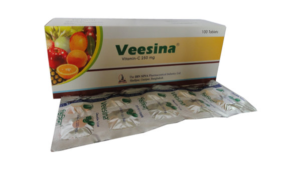 Veesina 250 mg Packaging