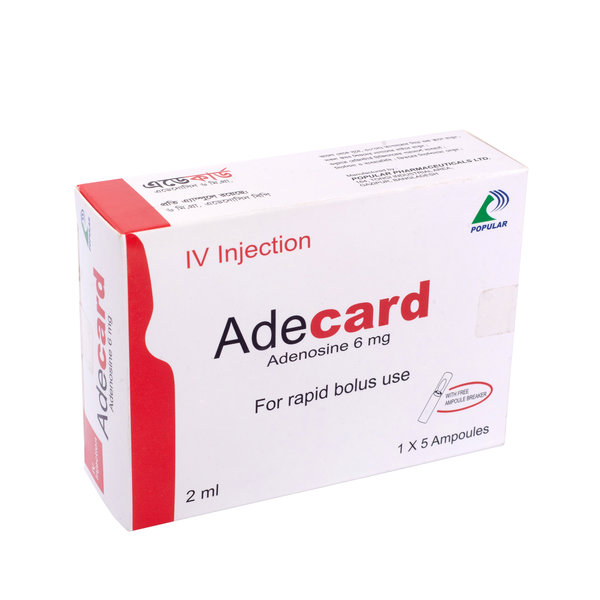 Adecard 6 mg/2 ml Packaging