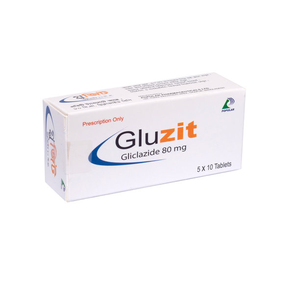 Gluzit 80 mg Packaging