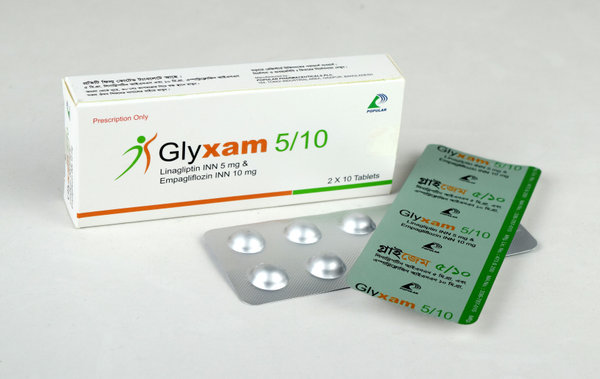 Glyxam 25 mg+5 mg Packaging