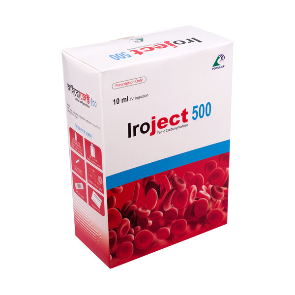 Iroject 1 gm/20 ml Packaging