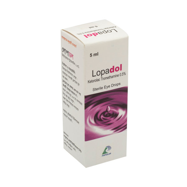 Lopadol 0.5% Packaging