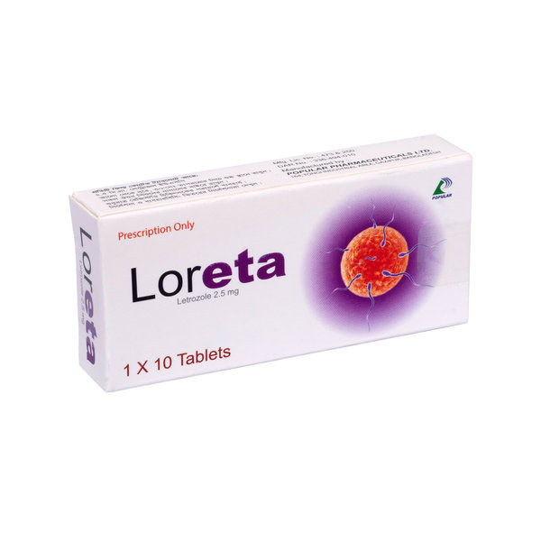 Loreta 2.5 mg Packaging