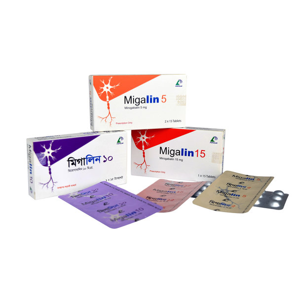 Migalin 15 mg Packaging