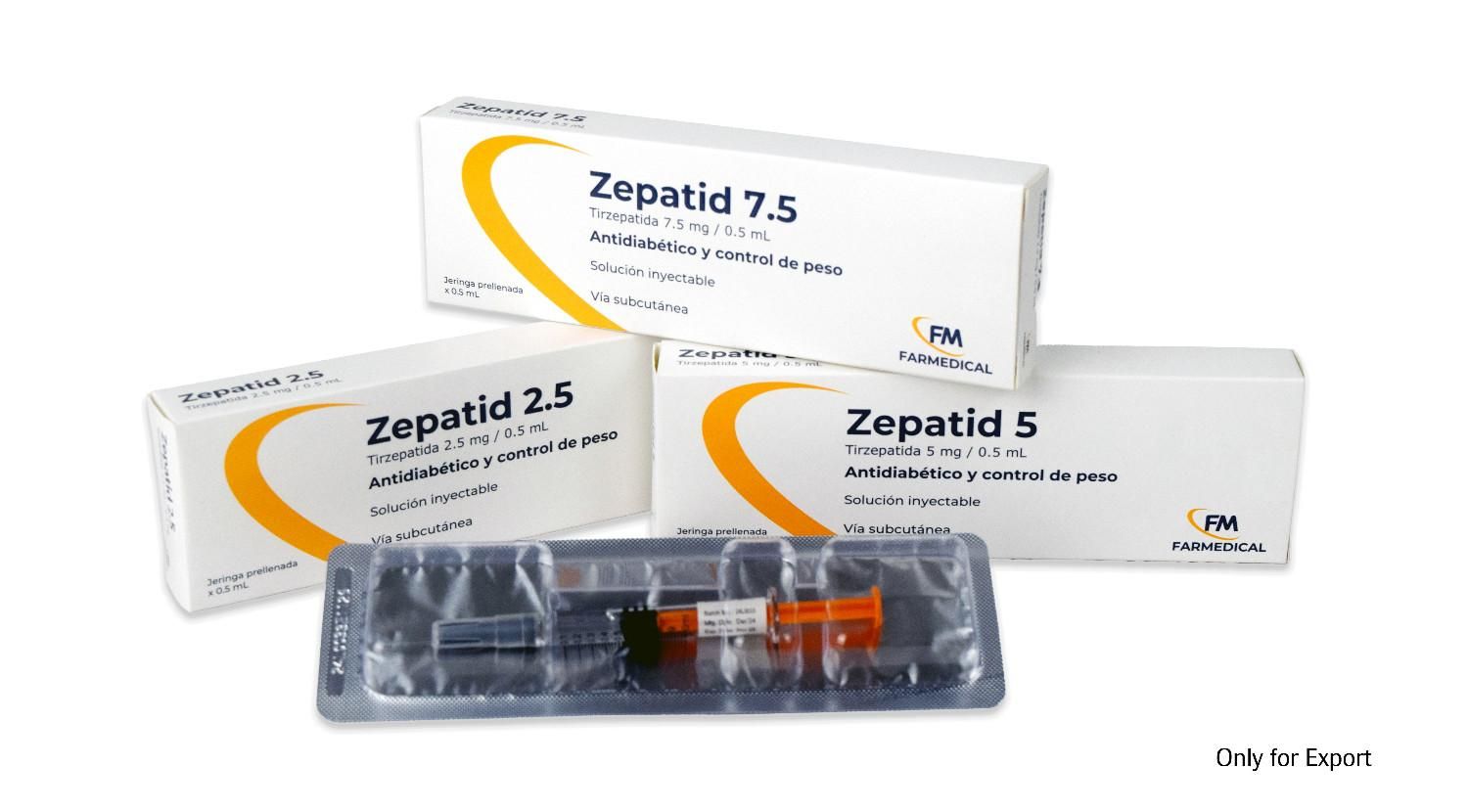 Zepatid 7.5 mg/0.5 ml Packaging