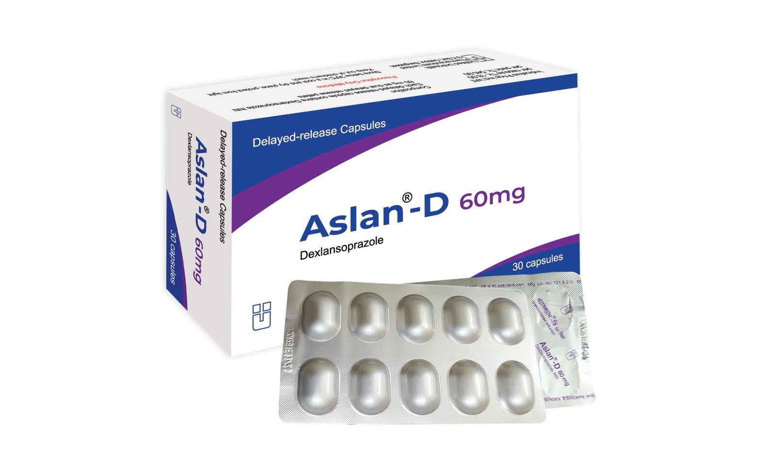 Aslan-D 30 mg Packaging