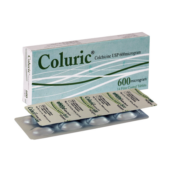 Coluric 0.6 mg Packaging