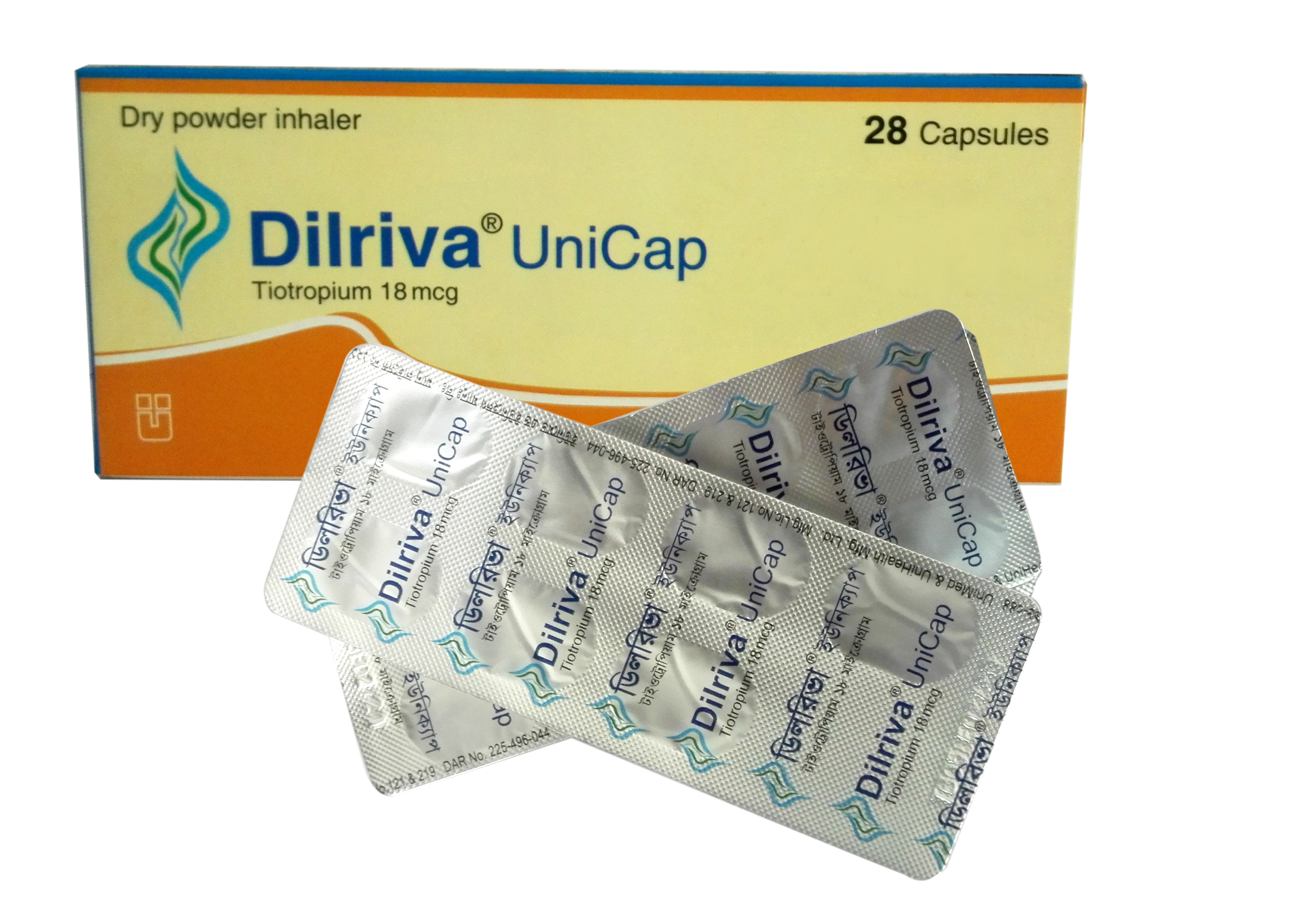 Dilriva 18 mcg Packaging
