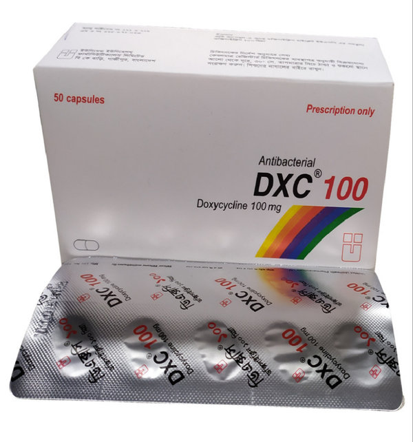 DXC 100 mg Packaging
