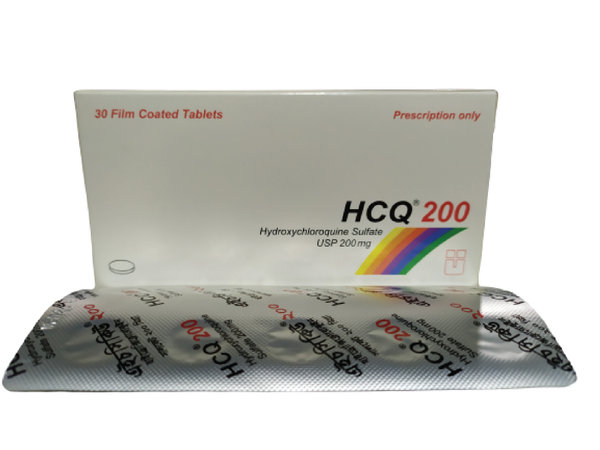 HCQ 200 mg Packaging