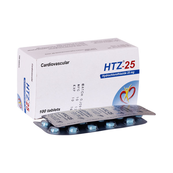 HTZ 25 mg Packaging