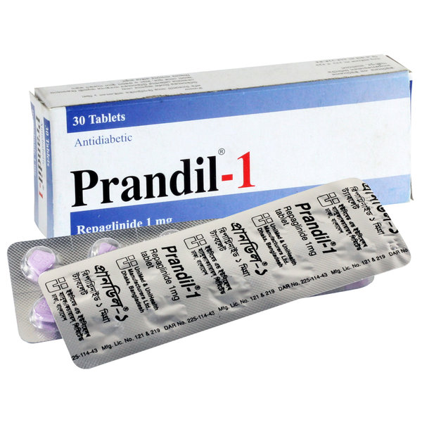 Prandil 1 mg Packaging