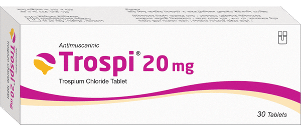 Trospi 20 mg Packaging