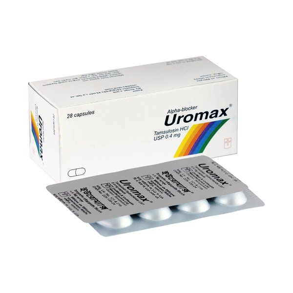 Uromax 0.4 mg Packaging
