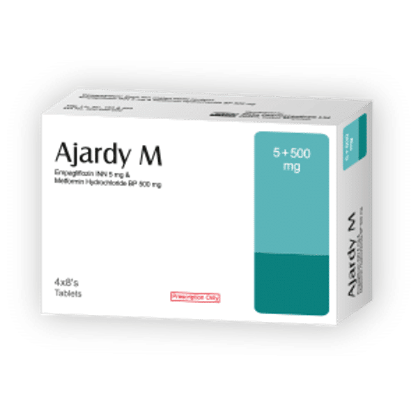 Ajardy M 5 mg+500 mg Packaging