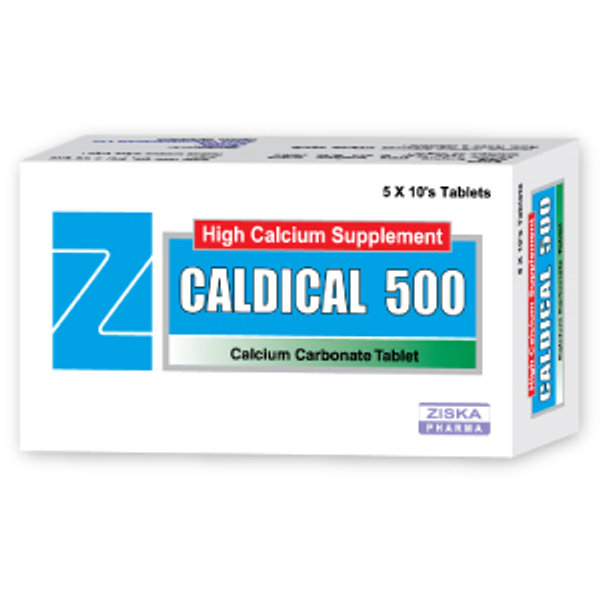 Caldical 500 mg Packaging