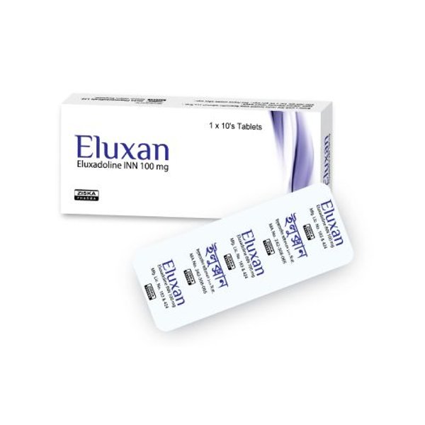 Eluxan 100 mg Packaging