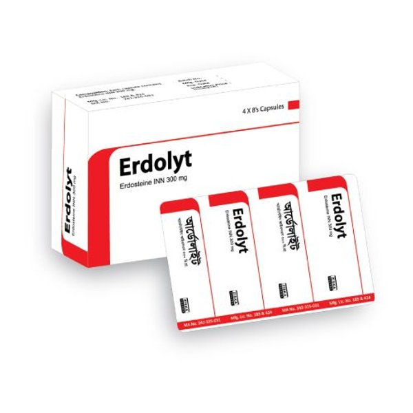 Erdolyt 300 mg Packaging