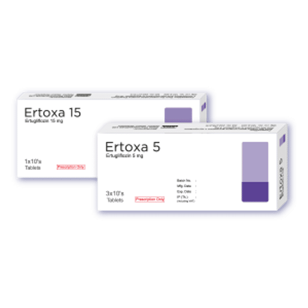 Ertoxa 5 mg Packaging