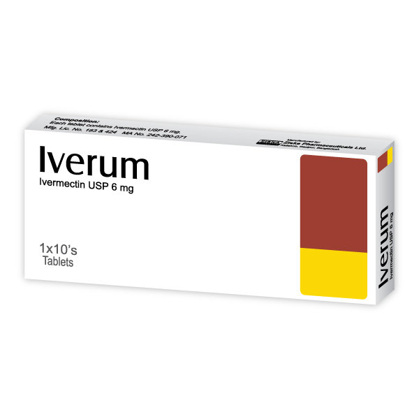 Iverum 6 mg Packaging