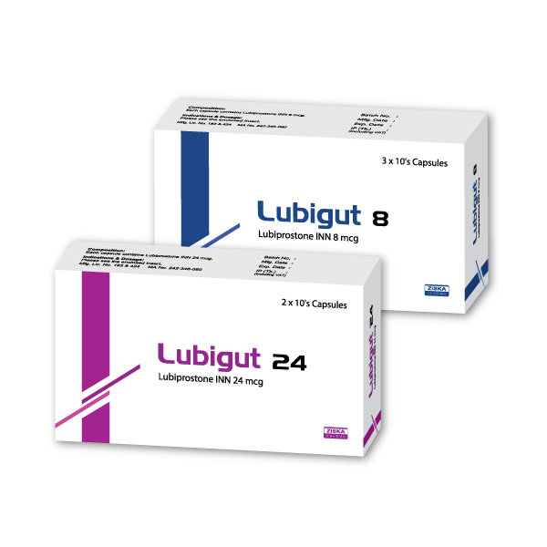 Lubigut 24 mcg Packaging