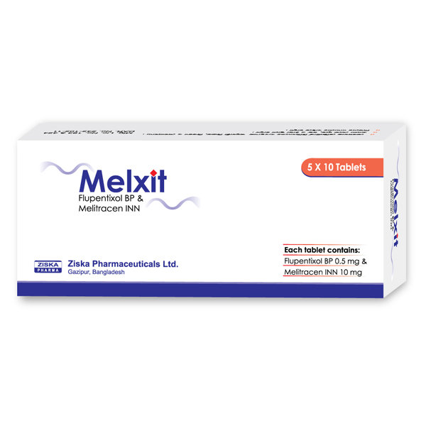Melxit 0.5 mg+10 mg Packaging