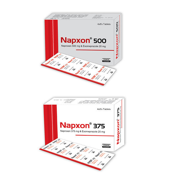 Napxon 500 mg+20 mg Packaging