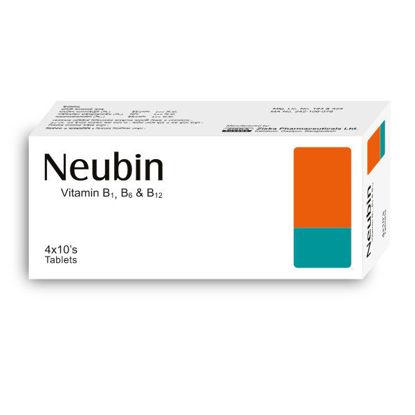 Neubin (100 mg+100 mg+1 mg)/3 ml Packaging
