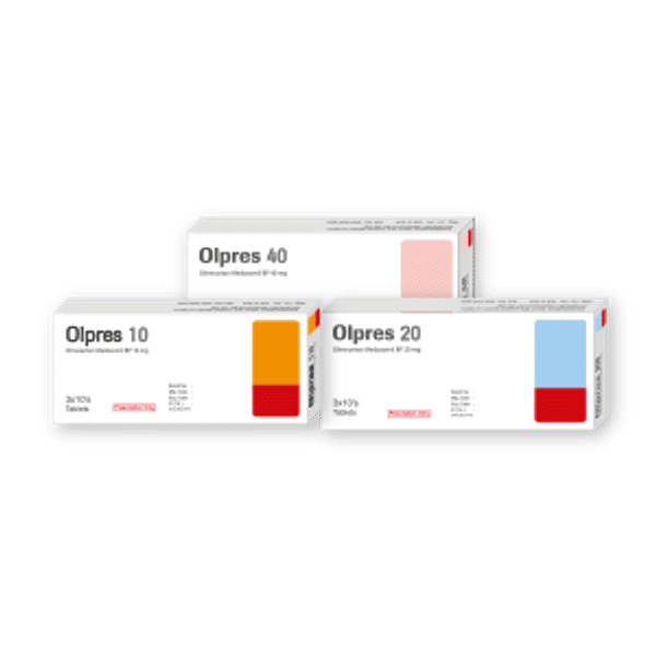 Olpres 20 mg Packaging