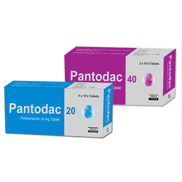 Pantodac 20 mg Packaging