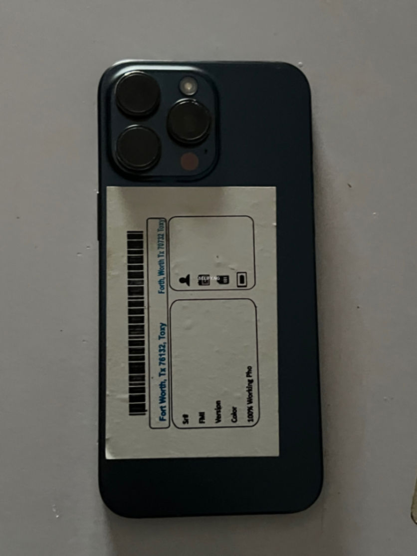 iPhone 15 Pro Max – London Used, Original Charger, Fully Tested