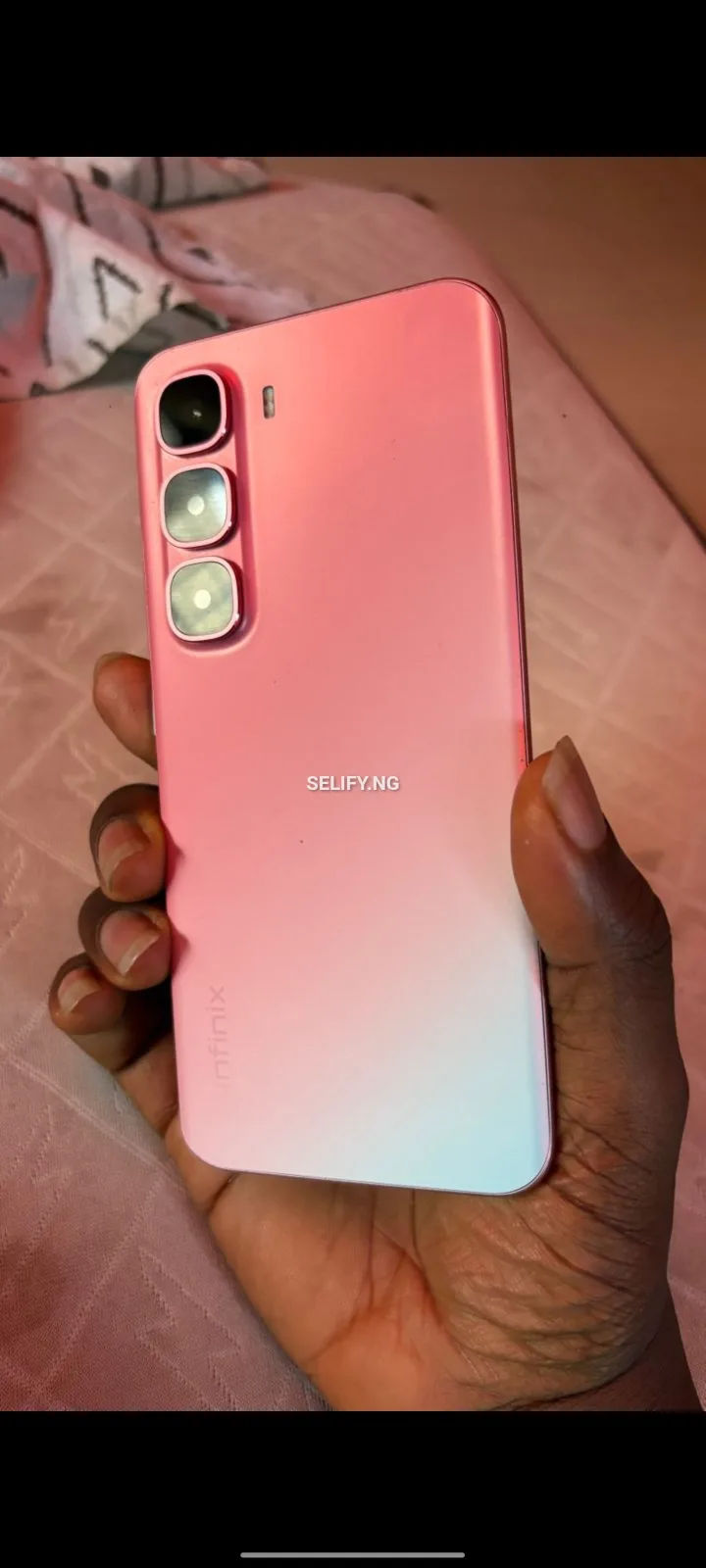 Infinix hot 60 pro plus PINK color, 128gb