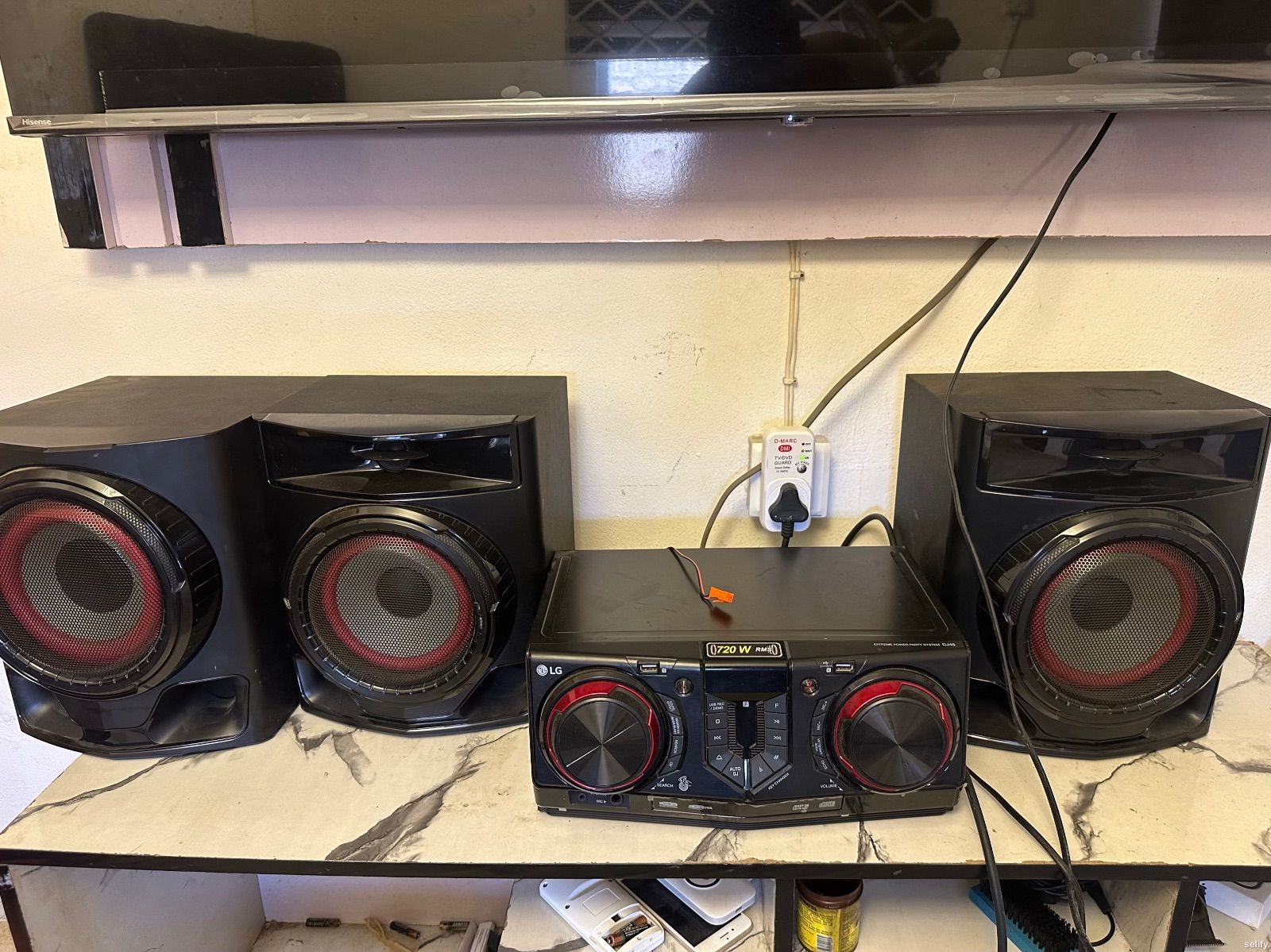 LG XBOOM 720W Bluetooth Speaker – London Used, Original Charger
