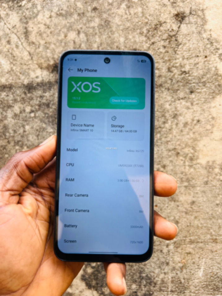 Infinix Smart 10 – London Used, 64GB, 5000mAh, 120Hz Display thumbnail 2