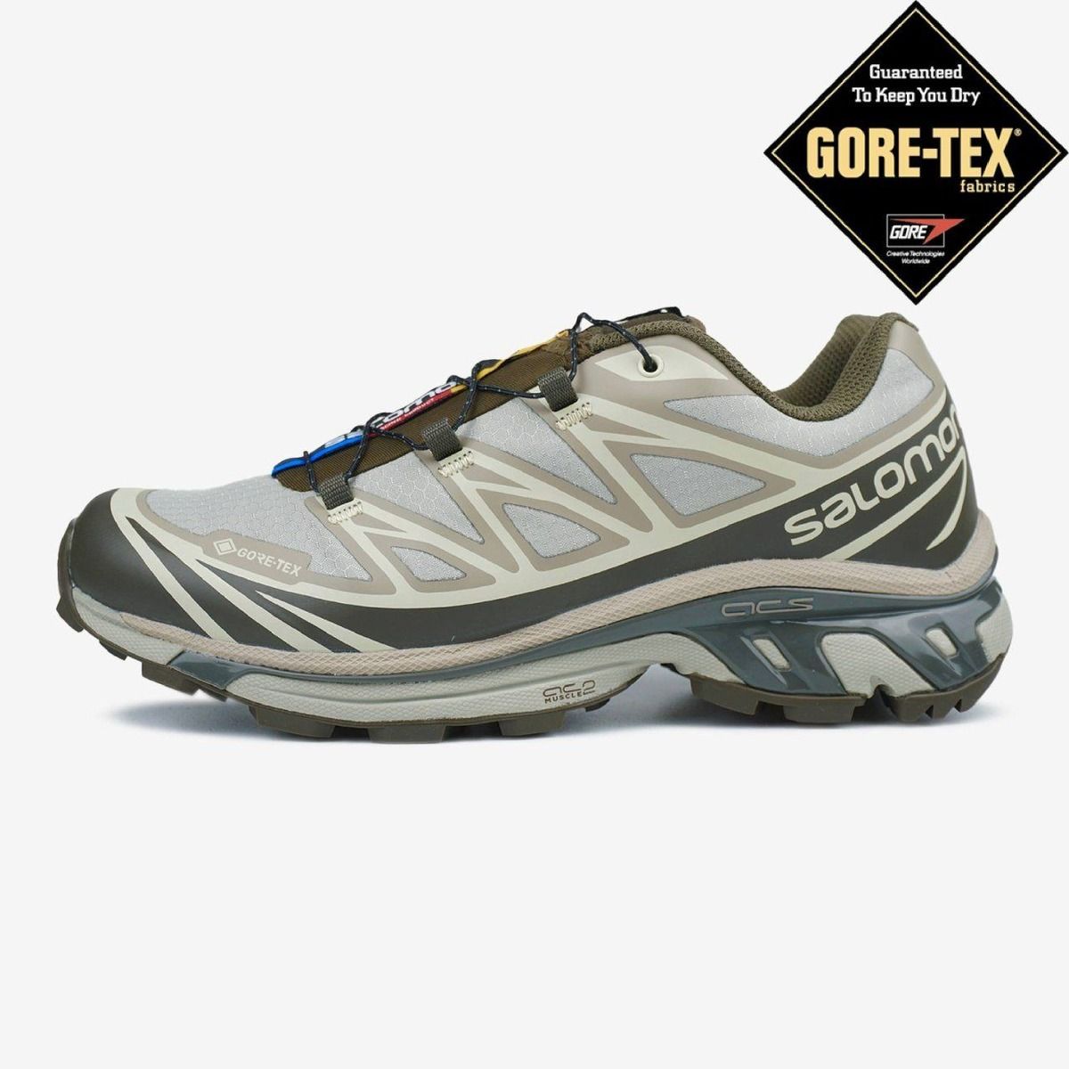 Salomon XT-6 Vintage Khaki Gore-Tex