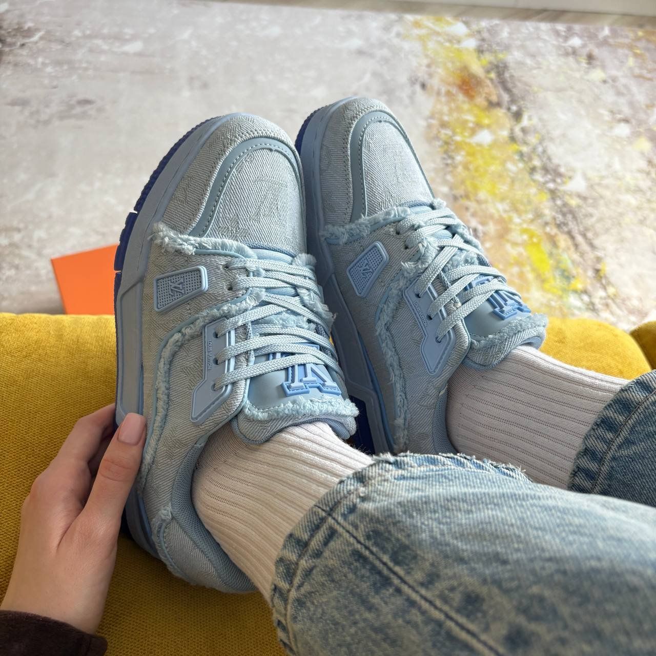 Louis Vuitton Trainer Blue