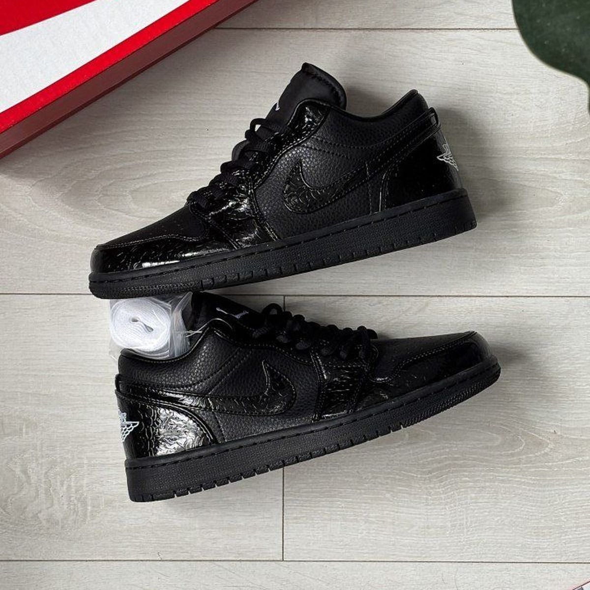 Nike Air Jordan 1 Low SE Patent Elephant