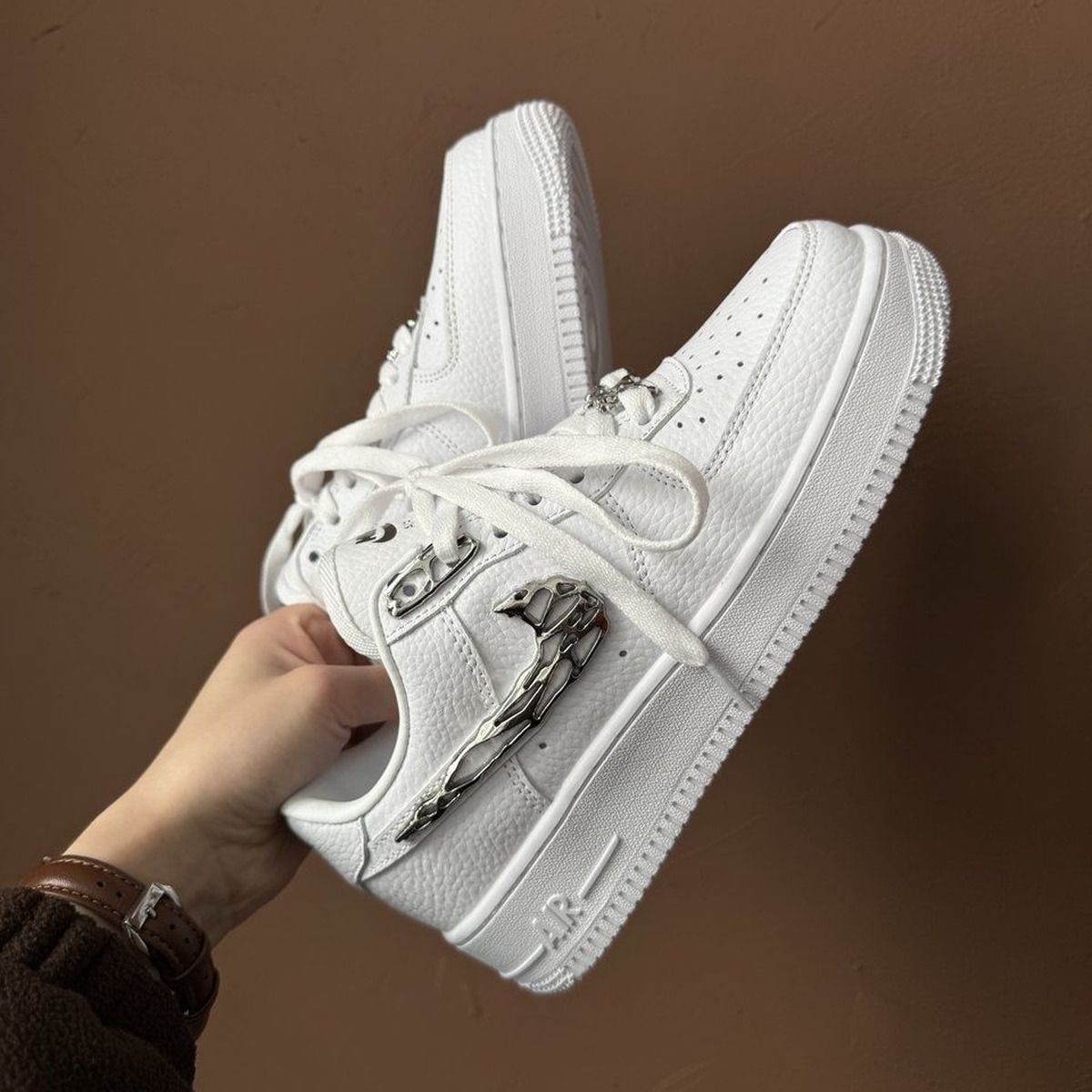 Nike Air Force 1 Low Molten Metal Silver