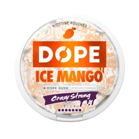 Dope Ice Mango Crazy Strong nicotine pouche