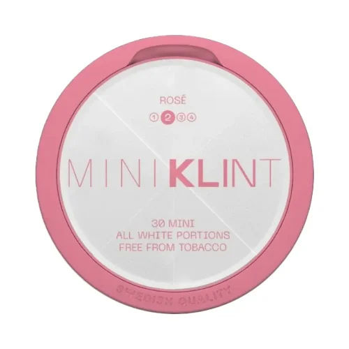 Mini Klint Rose nicotine pouches