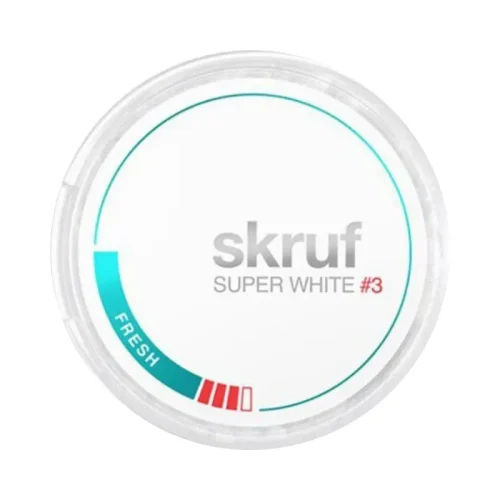 Skruf Super White nicotine pouche