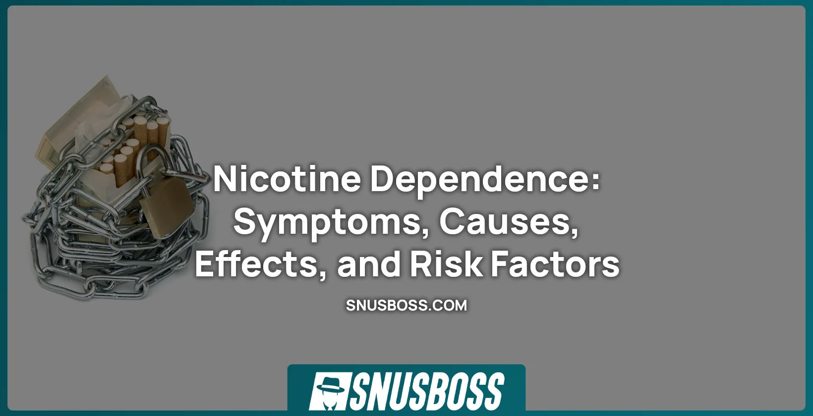 Nicotine Dependence Definition