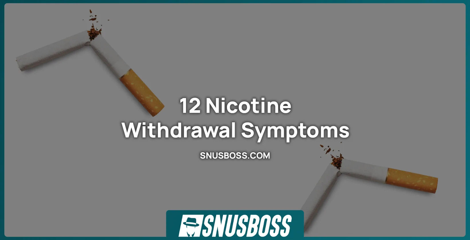 Nicotine Withdrawal