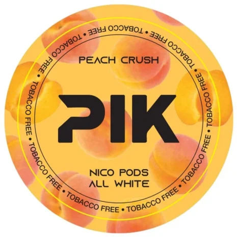 Pik Peach Crush Nicotine Pouches