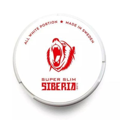 Siberia All White Super Slim Nicotine Pouches