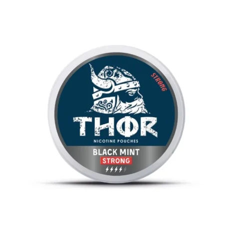 Thor Black Mint Strong Nicotine Pouches